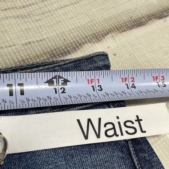 3x1 Denim Jeans Skinny Split Hem Blue Denim Sterling Size 26 - Picture 11 of 12
